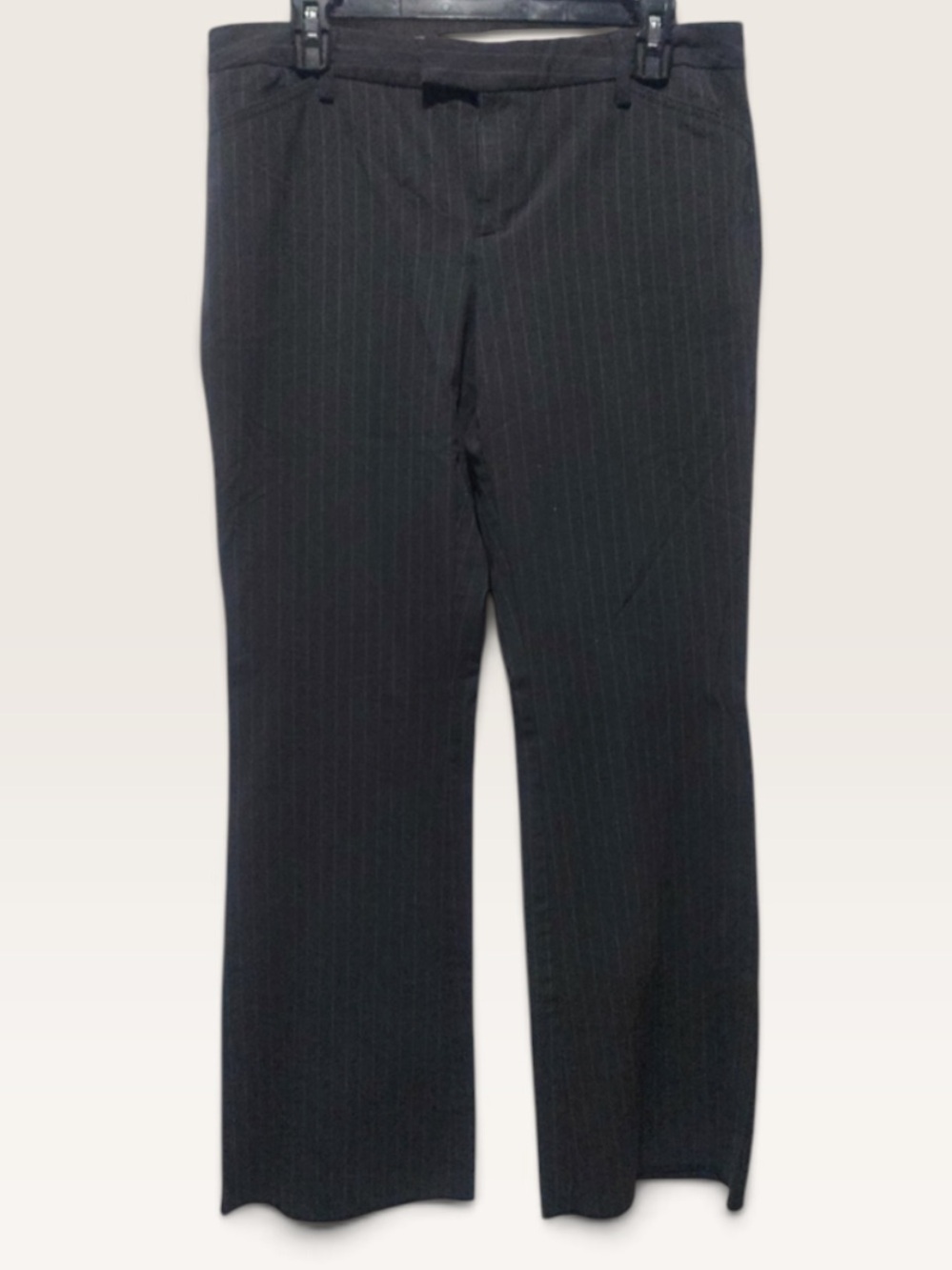 Old Navy Women's Grey with Blue Pinstripe Tailored Trousers, Size 10, GUC - Picture 3 of 9